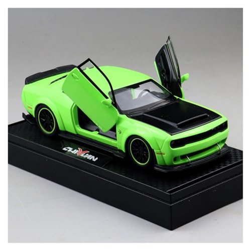 ZHRDWE Modellauto Metall 1:32 Für Dodge Challenger SRT Hellcat Redeye Muscle Vehicle Legierung Sportwagen Rennmodell Erwachsene Jungen Spielzeug(Rot) von ZHRDWE