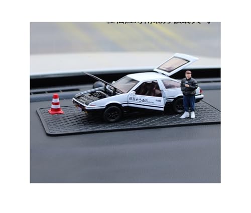 ZHRDWE Modellauto Metall 1:32 Für Fujiwara Takumi AE86 Legierung Fahrzeug Modell Auto Spielzeug Ornamente Auto Schmuck Sammlung Geschenk(White-A) von ZHRDWE