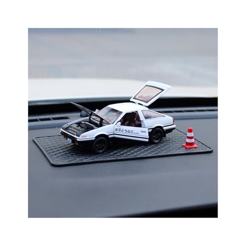 ZHRDWE Modellauto Metall 1:32 Für Fujiwara Takumi AE86 Legierung Fahrzeug Modell Auto Spielzeug Ornamente Auto Schmuck Sammlung Geschenk(White-B) von ZHRDWE
