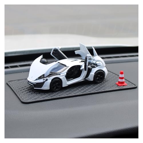ZHRDWE Modellauto Metall 1:32 Für Laiken Supercar Legierung Automodell Herren Auto Mittelkonsole Dekoration Fahrzeug Geschenke(White) von ZHRDWE