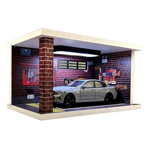 ZHRDWE Modellauto Metall 1:32 Für Luxus 3 Serie Garage Edition Druckguss Fahrzeug Sammlung Desktop Ornament Geschenk(Gray) von ZHRDWE