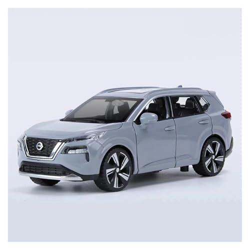 ZHRDWE Modellauto Metall 1:32 Für Nissan X-Trail SUV Legierung Geländewagen Druckguss Spielzeugauto Modell Indoor Und Outdoor Gaming Geschenke Spielzeugauto(Gray) von ZHRDWE