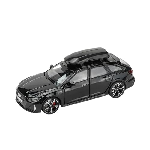 ZHRDWE Modellauto Metall 1:32 Für RS6 Spielzeugautomodell Mit Ton- Und Lichttüren Geöffnet Legierung Druckgussmodell Fahrzeug Junge Erwachsene Geschenk Spielzeugauto(Schwarz) von ZHRDWE