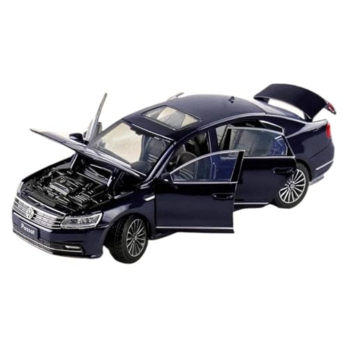 ZHRDWE Modellauto Metall 1:32 Für VW Passat 380 TSI Druckguss-Modellauto Spielzeug Sammlerstück Ton Licht Weihnachtsgeburtstagsgeschenk Spielzeugauto(Blue 1) von ZHRDWE