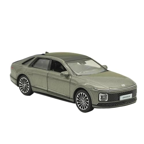 ZHRDWE Modellauto Metall 1:38 Für Hyundai Grandeur Legierung Druckguss Modell Fahrzeug Sammlungen Urlaub Geschenk Hobby Spielzeugauto(Gray) von ZHRDWE