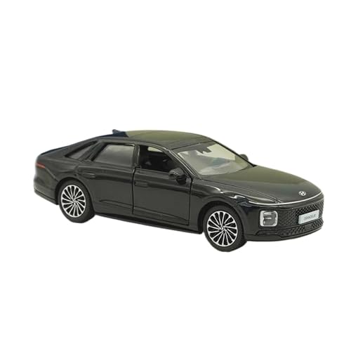 ZHRDWE Modellauto Metall 1:38 Für Hyundai Grandeur Legierung Druckguss Modell Fahrzeug Sammlungen Urlaub Geschenk Hobby Spielzeugauto(Schwarz) von ZHRDWE