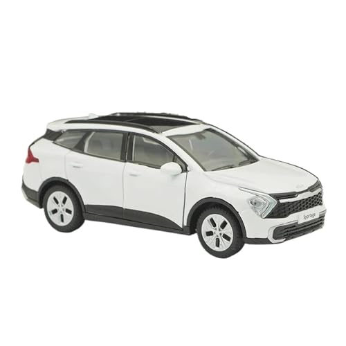 ZHRDWE Modellauto Metall 1:38 Für Kia Sammeln Diecast Modell Fahrzeug Legierung Pull Back Auto Junge Erwachsene Festival Geschenk Spielzeugauto(White) von ZHRDWE