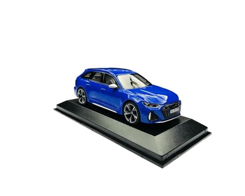 ZHRDWE Modellauto Metall 1:43 Für Audi RS6 Avant C8 2019 Legierung Modell Auto Spielzeug Sammlung Ornamente Erwachsene Enthusiasten Gedenk(Blau) von ZHRDWE