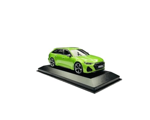 ZHRDWE Modellauto Metall 1:43 Für Audi RS6 Avant C8 2019 Legierung Modell Auto Spielzeug Sammlung Ornamente Erwachsene Enthusiasten Gedenk(Grün) von ZHRDWE