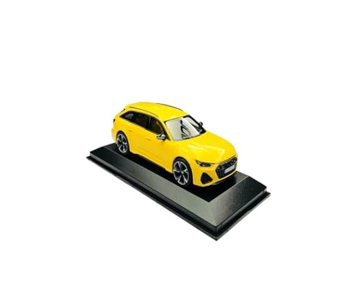 ZHRDWE Modellauto Metall 1:43 Für Audi RS6 Avant C8 2019 Legierung Modell Auto Spielzeug Sammlung Ornamente Erwachsene Enthusiasten Gedenk(Yellow) von ZHRDWE