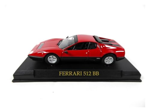 ZHRDWE Modellauto Metall 1:43 Für Ferrari 512 Rot Legierung Rennen Spielzeug Auto Modell Sammler Fahrzeug Statische Display Urlaub Geschenk von ZHRDWE