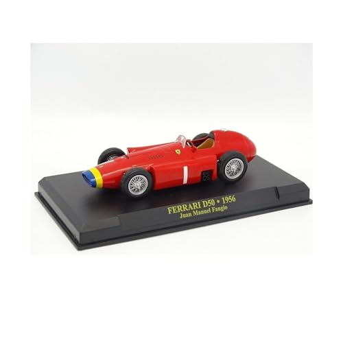 ZHRDWE Modellauto Metall 1:43 Für Ferrari Collection D50 Rotes Legierungsmodellauto Klassisches Sammlerfahrzeug Statisches Display von ZHRDWE