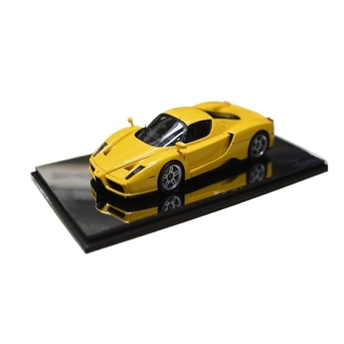 ZHRDWE Modellauto Metall 1:43 Für Ferrari ENZO 2003 F60 Gelbe Legierung Sportwagen Rennmodell Sammlung Fahrzeug Display Spielzeug Souvenirs von ZHRDWE