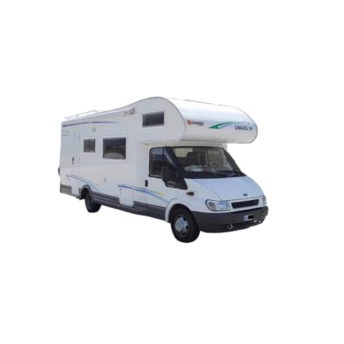 ZHRDWE Modellauto Metall 1:43 Für Ford Transit Challenger 2005 Legierung Pickup Truck Trailer RV Spielzeug Modell Hobby Spielzeug Geschenke von ZHRDWE