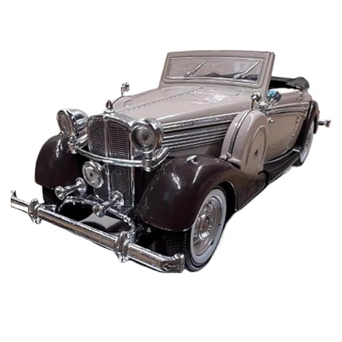 ZHRDWE Modellauto Metall 1:43 Für Klassisches Vintage-Nostalgie-Automodell Aus Legierung 1935 SW35, Souvenir-Spielzeug Für Erwachsene Und Jungen Spielzeugauto(Beige) von ZHRDWE
