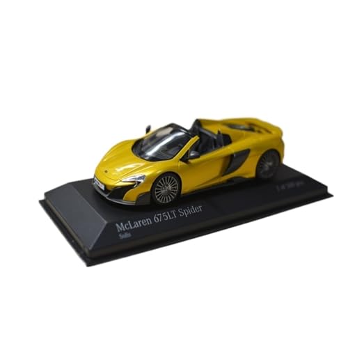 ZHRDWE Modellauto Metall 1:43 Für McLaren 675LT Yellow Alloy Collection Sportwagenmodell Spielzeug Für Erwachsene Statische Ausstellungsfahrzeuge von ZHRDWE