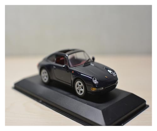 ZHRDWE Modellauto Metall 1:43 Für Porsche 911 (993) Targa Schwarz Sammlerstück Hyper Miniatur Auto Spielzeug Computer Bücherregal Desktop Display von ZHRDWE