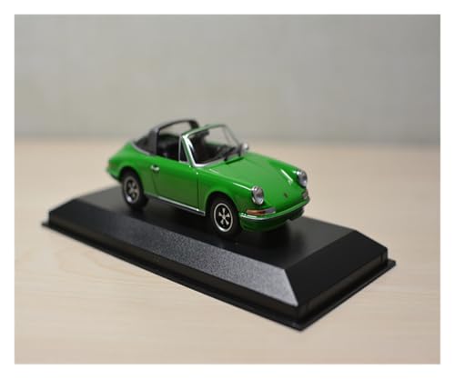 ZHRDWE Modellauto Metall 1:43 Für Porsche 911 Targa S Grün Sammeln Hyper Auto Modell Spielzeug Statische Display von ZHRDWE