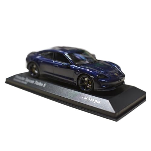 ZHRDWE Modellauto Metall 1:43 Für Porsche Taycan Turbo S Blau Erwachsene Sammeln Modell Spielzeug Sport Auto Desktop Ornamente Geschenke von ZHRDWE