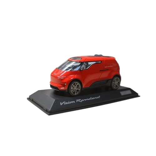ZHRDWE Modellauto Metall 1:43 Für Porsche Vision Racing Service Van Rot Legierung Statische Auto Modell Spielzeug Ornament Geschenk von ZHRDWE