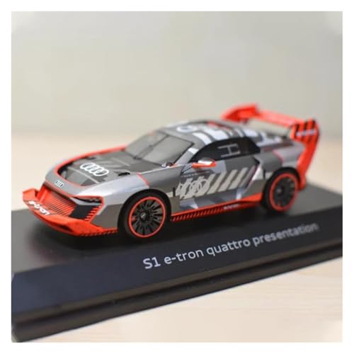ZHRDWE Modellauto Metall 1:43 Für Quattro S1 E-Tron Harz Rennwagen Druckguss Metall Spielzeug Supercar Modell Geschenke Sammlung Display Spielzeugauto von ZHRDWE