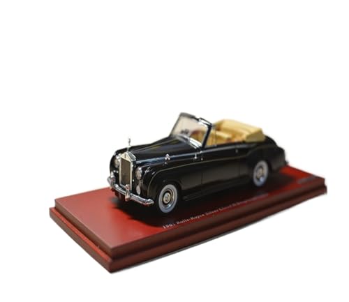 ZHRDWE Modellauto Metall 1:43 Für Rolls-Royce Silver Cloud II Black Metal Antike Klassische Modellautos Kunstsammlung Denkmal von ZHRDWE