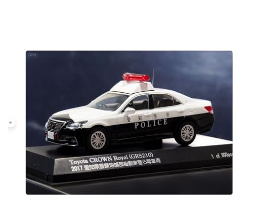 ZHRDWE Modellauto Metall 1:43 Für Toyota Crown GRS210 Legierung Polizei Auto Modell Spielzeug Display Oder Spielen von ZHRDWE