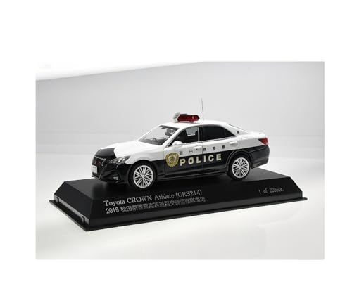 ZHRDWE Modellauto Metall 1:43 Für Toyota Crown GRS214T Sport Polizei Auto Modell Hobby Spielzeug Szene Display Geschenk von ZHRDWE