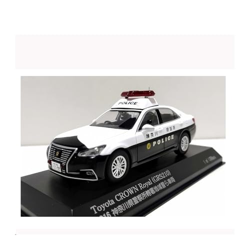ZHRDWE Modellauto Metall 1:43 für Toyota Crown GRS210 Polizei Edition druckguss Auto Hobby Spielzeug Bücherregal Ornament Geschenk von ZHRDWE