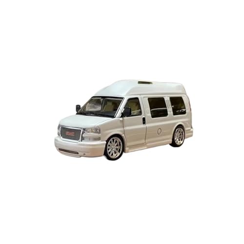 ZHRDWE Modellauto Metall 1:64 Für Ca GOC GMC Savana Druckguss-Metallmodell Spielzeug-Van Fahrzeugspielzeug Hobbys Und Interessen Partyzubehör Spielzeugauto(White) von ZHRDWE