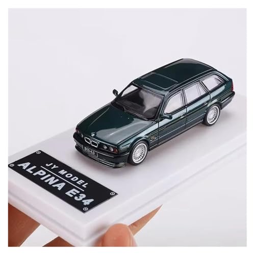 ZHRDWE Modellauto Metall 1:64 Für E34 Touring Alpina Legierung Station Wagon Druckguss Miniatur Modell Auto Fahrzeuge Geschenke Spielzeugauto(Grün) von ZHRDWE