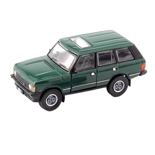 ZHRDWE Modellauto Metall 1:64 Für Land Rover Range 1992 Legierung Sammlerstück Druckguss Modellauto Geländewagen Spielzeug Statische Anzeige Geschenke Spielzeugauto(Grün) von ZHRDWE