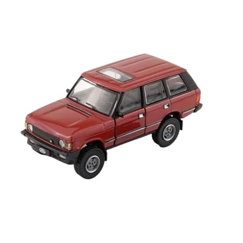 ZHRDWE Modellauto Metall 1:64 Für Land Rover Range 1992 Legierung Sammlerstück Druckguss Modellauto Geländewagen Spielzeug Statische Anzeige Geschenke Spielzeugauto(Rot) von ZHRDWE