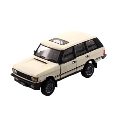 ZHRDWE Modellauto Metall 1:64 Für Land Rover Range 1992 Legierung Sammlerstück Druckguss Modellauto Geländewagen Spielzeug Statische Anzeige Geschenke Spielzeugauto(White) von ZHRDWE