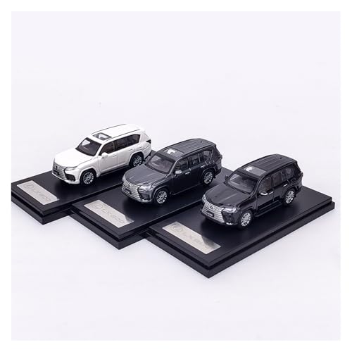 ZHRDWE Modellauto Metall 1:64 Für Lexus LX600 SUV Druckguss Modell Auto Spielzeug Sammeln Computer Desktop Ornamente(Schwarz) von ZHRDWE