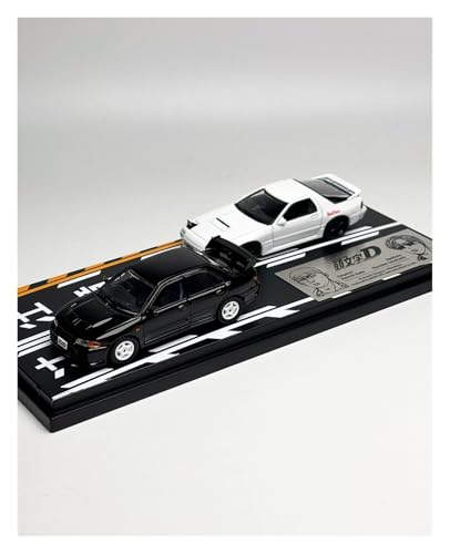 ZHRDWE Modellauto Metall 1:64 Für Mazda RX-7 FC3S Mitsubishi CE9A Initial D Set Legierung Auto Modell Spielzeug Geschenk von ZHRDWE