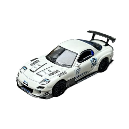 ZHRDWE Modellauto Metall 1:64 Für Mazda RX-7 FD3S Weiß Racing Fahrzeug Legierung Sport Auto Modell Souvenir Sammlung Hobby ZHRDWE Modellauto Metall 1:64 Für Mazda RX-7 FD3S Weiß Racing Fahrzeug Legierung Sport Auto Modell Souvenir Sammlung Hobby von ZHRDWE