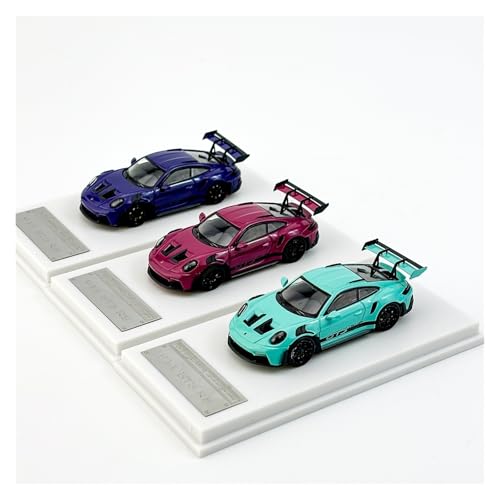 ZHRDWE Modellauto Metall 1:64 Für Porsche 911 992 GT3 RS Druckguss Auto Miniatur Modell Sammlung Statische Display Souvenir(Rot) von ZHRDWE