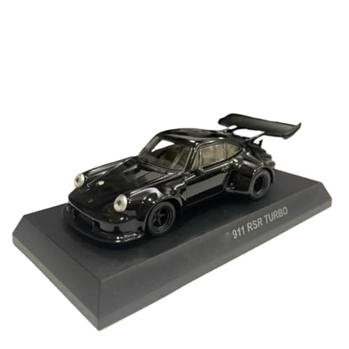 ZHRDWE Modellauto Metall 1:64 Für Porsche 911 RSR Turbo Breitbau-Legierung Rennfahrzeug Druckguss Metall Spielzeug Sportwagen Modell Schwarz Spielzeugauto von ZHRDWE