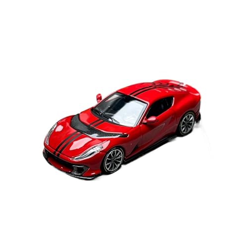 ZHRDWE Modellauto Metall 1:64 Für Tänzelndes Pferd 812C Miniaturfahrzeug Legierung Sportwagen Rennmodell Sammlung Display Spielzeug(Blau) von ZHRDWE