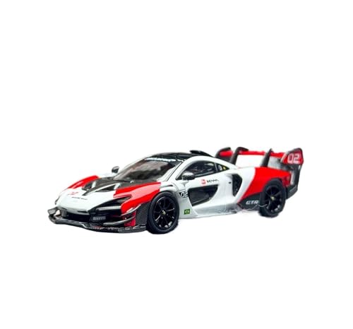 ZHRDWE Modellauto Metall 1:64 McLaren Senna GTR Track Edition Legierung Sport Rennwagen Spielzeug Modell Sammler Desktop Ornamente von ZHRDWE