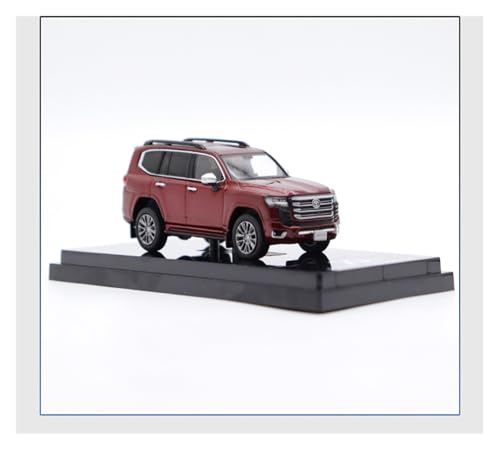 ZHRDWE Modellauto Metall 1:64 Toyota Land Cruiser LC300 Miniaturfahrzeug Autoornament Aus Metalldruckguss Souvenir-Spielzeug Geschenke Spielzeugauto(Rot) von ZHRDWE