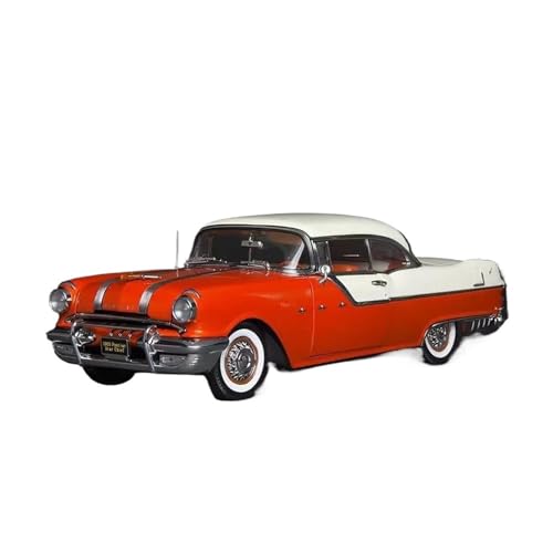 ZHRDWE Modellauto Metall Diecast 1/18 Für Pontiac 1955 Legierung Auto Modell Sammlung Souvenir Display Ornamente Fahrzeug Dekoration Spielzeug Rot Spielzeugauto von ZHRDWE