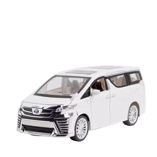 ZHRDWE Modellauto Metall Diecast Cars1/24 Für Vellfire Sammlermodellauto Miniaturspielzeug Spielzeugauto(White) von ZHRDWE