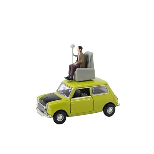 ZHRDWE Modellauto Metall Diecast Legierung 1:50 Für MINICooper Mit 6cm Puppe Action Figure Set Spielzeug Auto Modell Spielzeugauto von ZHRDWE