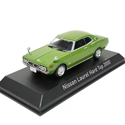 ZHRDWE Modellauto Metall Druckgusslegierung 1/43 Für Nissan Laurel Hardtop 2000 Grün Oldtimermodell Erwachsenensammlung Display Spielzeug Souvenir Spielzeugauto von ZHRDWE