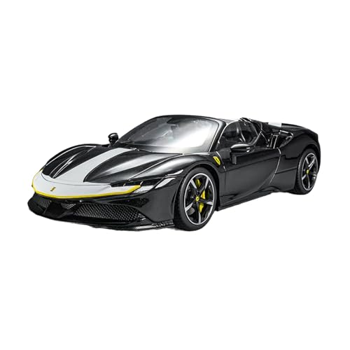 ZHRDWE Modellauto Metall Für Ferrari SF90 Druckgussmetall 1:18 Supercar Collection Desktop Display Fahrzeugmodell von ZHRDWE