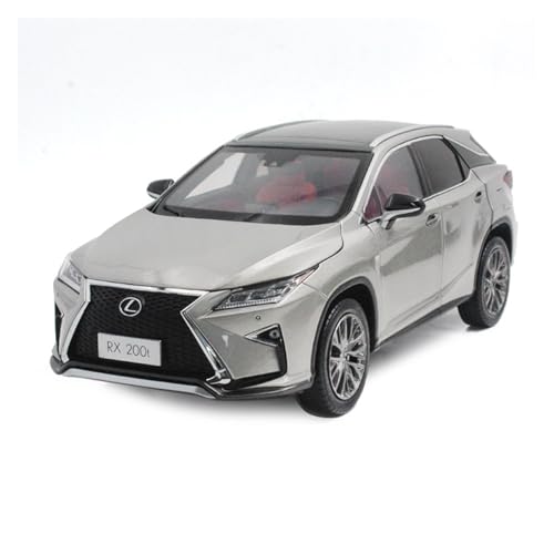 ZHRDWE Modellauto Metall Für Lexus RX200T 1:18 Große Silberne Luxus-Crossover-Statikanzeige Druckguss-Modellauto-Geschenk von ZHRDWE