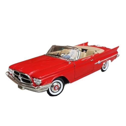 ZHRDWE Modellauto Metall Großer Maßstab 1:18 Für Chryslers 300FC 1960 AlloyDiecast-Modell Klassischer Sportwagen Erwachsene Sammlungen Enthusiasten Spielzeugauto(Rot) von ZHRDWE