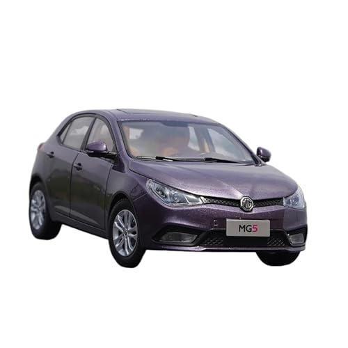 ZHRDWE Modellauto Metall Großer Maßstab 1:18 Für Mg 5 British Coupe Legierung, Druckgussmodell Fahrzeug Statisches Souvenir Display Geschenksammlung Spielzeugauto(Purple) von ZHRDWE